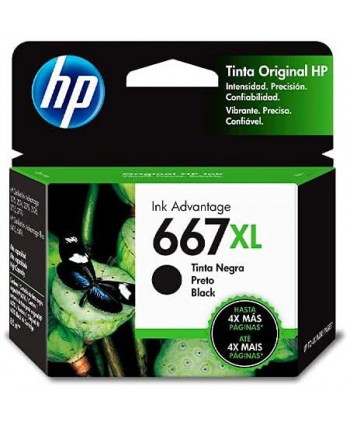 HP 667XL Original Black Ink...