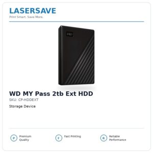 WD MY Pass 2tb Ext HDD