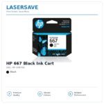 HP 667 Black Ink Cart