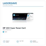 HP 222 Cyan Toner Cart